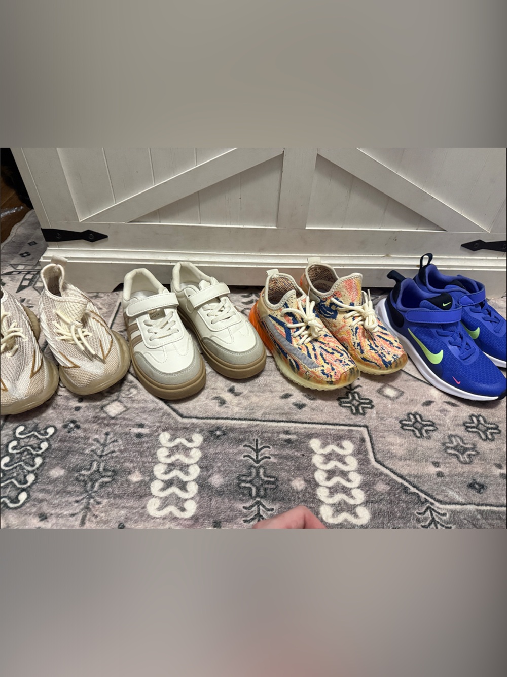 Lot Little Girls Shoes Nike pair slightly used. Other 3 pairs are New. Size 13